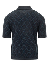 Intarsia Diamond Polo with Collar and Buttons - Collezione Happy Birthday | Lidia Shopping