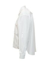 Camicia in Popeline con Tasche Applicate - Abbigliamento Donna | Lidia Shopping