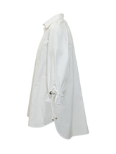 Casacca in Popeline con Maniche Arricciate - Abbigliamento Donna | Lidia Shopping
