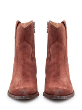 DUCANERO - Suede Loafers with Apron Stitch - Brown | Lidia Shopping | Official Website