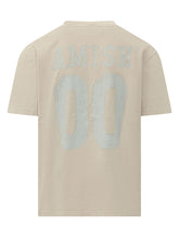 Jersey T-shirt with Print and Perforated Details - Amish | Lidia Shopping