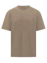 T-shirt with Micro Logo and Crew Neck - Amish | Lidia Shopping