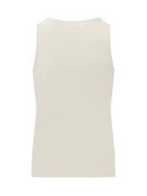 Tank Top with Micro Logo and Crew Neck - Amish | Lidia Shopping