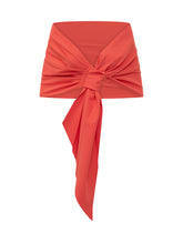 Stola in Jersey Corallo con Nodo Frontale - Accessori Donna | Lidia Shopping