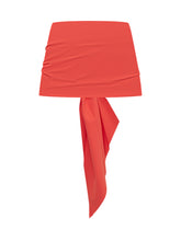 Stola in Jersey Corallo con Nodo Frontale - Accessori Donna | Lidia Shopping