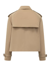 Trench Corto Doppiopetto con Cinture - Abbigliamento Donna | Lidia Shopping