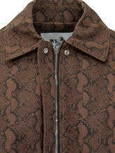 Giubbino Corto con Cintura e Stampa Pitonata - Abbigliamento Donna | Lidia Shopping