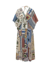 Abito Midi con Stampa Patchwork - Abbigliamento Donna | Lidia Shopping