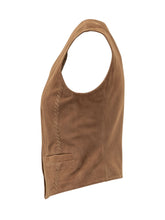 WEEKEND MAX MARA - Vest with Buttons and Pockets - Brown | Lidia Shopping | Official Website