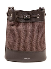 Borsa a Secchiello Monda in Vimini con Intreccio - Borse a Tracolla Donna | Lidia Shopping