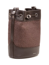 Borsa a Secchiello Monda in Vimini con Intreccio - Borse a Tracolla Donna | Lidia Shopping