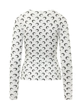 Moon Print Crewneck Top - Collezione Happy Birthday | Lidia Shopping