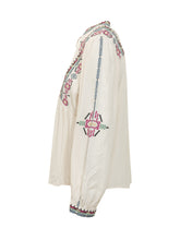 Blouse with Embroidery and Ties - Baandsh | Lidia Shopping