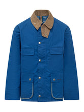 Bedale Jacket with Corduroy Collar and Flap Pockets - Barbour X Baracuta Men | Lidia Shopping