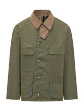 Bedale Jacket with Corduroy Collar and Flap Pockets - Barbour X Baracuta Men | Lidia Shopping