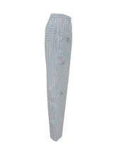 Pantaloni a Righe con Ricami - Abbigliamento Donna | Lidia Shopping