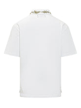 AMIRI - Polo con Colletto Ricamato e Bottoni - Bianco - LIDIASHOPPING® - Official Website