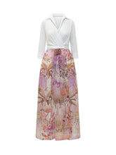 Abito Lungo con Stampa Tropicale - Abbigliamento Donna | Lidia Shopping