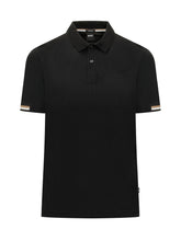 BOSS ESSENTIAL - Polo Parlay con Colletto e Bottoni - Nero | Lidia Shopping | Official Website
