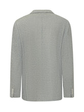 BOSS - Blazer Uomo Classico in Tessuto Mélange - Grigio | Lidia Shopping | Official Website