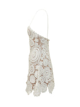 Mini Abito in Crochet con Spalline Sottili - Abbigliamento Donna | Lidia Shopping