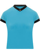 VERSACE - Vintage Contrast Trim T-Shirt - Blue | Lidia Shopping | Official Website