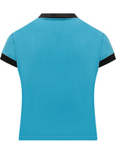 VERSACE - Vintage Contrast Trim T-Shirt - Blue | Lidia Shopping | Official Website