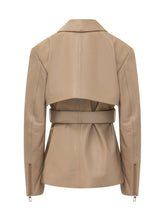SPORTMAX - Belted Jacket with Snap Buttons - Beige | Lidia Shopping ® | Official Website
