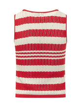 QUILISIA - Canotta in Cotone a Righe Traforate - Multicolore - LIDIASHOPPING® - Official Website
