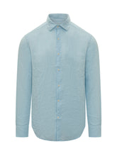 MC2 SAINT BARTH - Camicia Classica con Bottoni - Blu | Lidia Shopping | Official Website