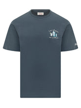 MC2 SAINT BARTH - T-shirt Girocollo con Stampa - Blu | Lidia Shopping | Official Website