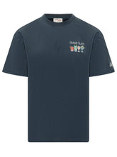MC2 SAINT BARTH - T-shirt con Stampa Lettering - Blu | Lidia Shopping | Official Website