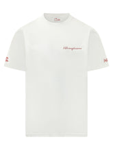 MC2 SAINT BARTH - T-shirt with Lettering Print - White - LIDIASHOPPING® - Official Website