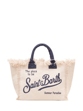 MC2 SAINT BARTH - Borsa a Mano con Logo Stampato - Bianco | Lidia Shopping | Official Website