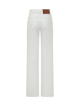 VICTORIA BECKHAM - Pantalone con Tasche e Gamba Dritta - Bianco | Lidia Shopping | Official Website