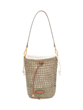 GIANNI CHIARINI - Borsa Secchiello Nefeli con Trama Intrecciata e Coulisse - Verde | Lidia Shopping | Official Website