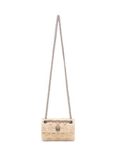 Borsa Mini Kensingt in Raffia con Applicazioni Floreali - Borse A Spalla Donna | Lidia Shopping