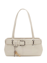 Borsa a Spalla in Pelle con Cintura Decorativa - Borse A Spalla Donna | Lidia Shopping