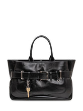 Tote in Pelle con Cintura Decorativa - Borse a Tracolla Donna | Lidia Shopping