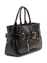 Tote in Pelle con Cintura Decorativa - Borse a Tracolla Donna | Lidia Shopping
