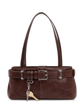 Borsa a Spalla in Pelle con Cintura Decorativa - Borse A Spalla Donna | Lidia Shopping