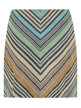 Mini Gonna in Maglia a Motivo Chevron - Abbigliamento Donna | Lidia Shopping