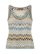 Sleeveless Knit Top with Buttons - Collezione Happy Birthday | Lidia Shopping