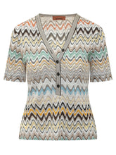 Maglia Scollo a V a Zig Zag - Abbigliamento Donna | LIDIASHOPPING