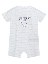 GUESS KIDS - Romper in Jersey with All Over Print - Beige - LIDIASHOPPING® - Official Website