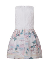 Abito Senza Maniche in Tessuto Misto con Stampa Tropicale - Abbigliamento Bambini | Lidia Shopping