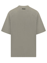 FEAR OF GOD ESSENTIALS - T-shirt with Front Print and Crew Neck - Grey - LIDIASHOPPING® - Official Website