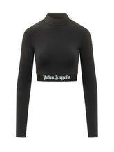 Top con Collo Alto e Fascia Logo - Abbigliamento Donna | Lidia Shopping