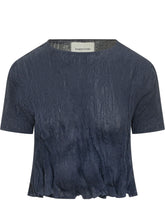 Cropped Short Sleeve Top with Crew Neck - Collezione Happy Birthday | Lidia Shopping