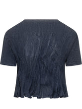 Cropped Short Sleeve Top with Crew Neck - Collezione Happy Birthday | Lidia Shopping